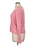 August Silk Pink Silk Cardigan Size XL - photo 5