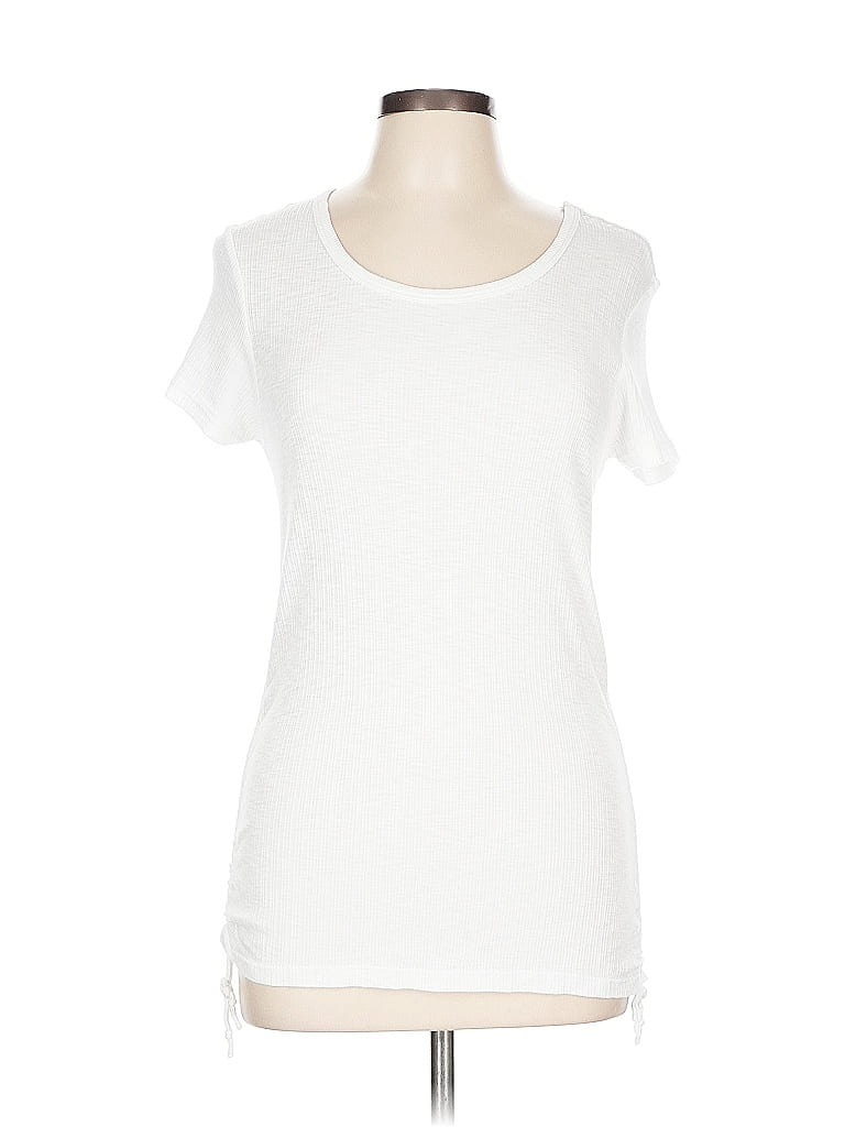 Sundry White Short Sleeve T-Shirt Size L - photo 1