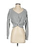 Zaful Gray Long Sleeve T-Shirt Size S - photo 1
