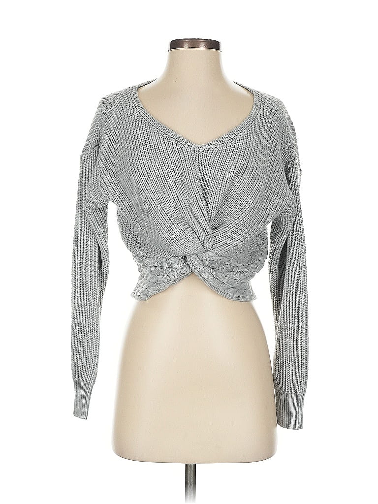 Zaful Gray Long Sleeve T-Shirt Size S - photo 1