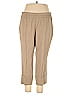 Akris Punto 100% Cupro Solid Tan Casual Pants Size 16 - photo 1