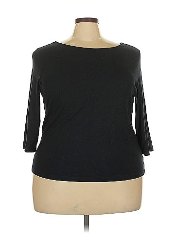 Lauren by Ralph Lauren 3/4 Sleeve T-Shirt (view 1)