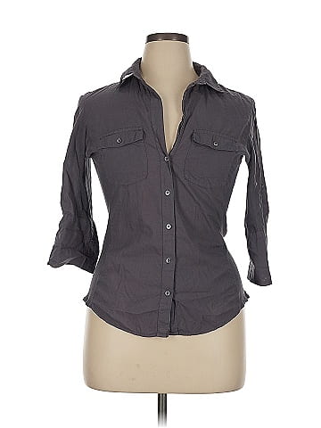 James Perse 3/4 Sleeve Button-Down Shirt (view 1)