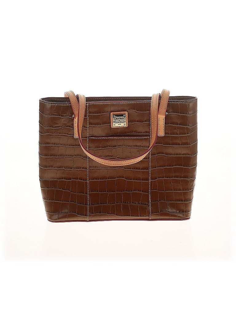 Dooney & Bourke 100% Leather Animal Print Brown Leather Tote One size - photo 1