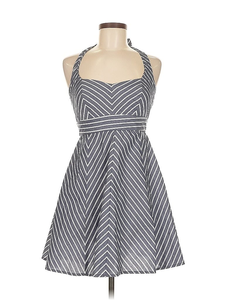 Pre-owned A. Byer Casual Dress In Gray