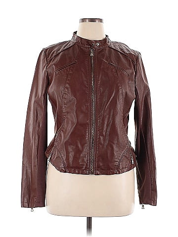 Guess Faux Leather Jacket (view 1)