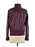 G by Giuliana Rancic 100% Polyester Burgundy Faux Leather Jacket Size S - photo 2