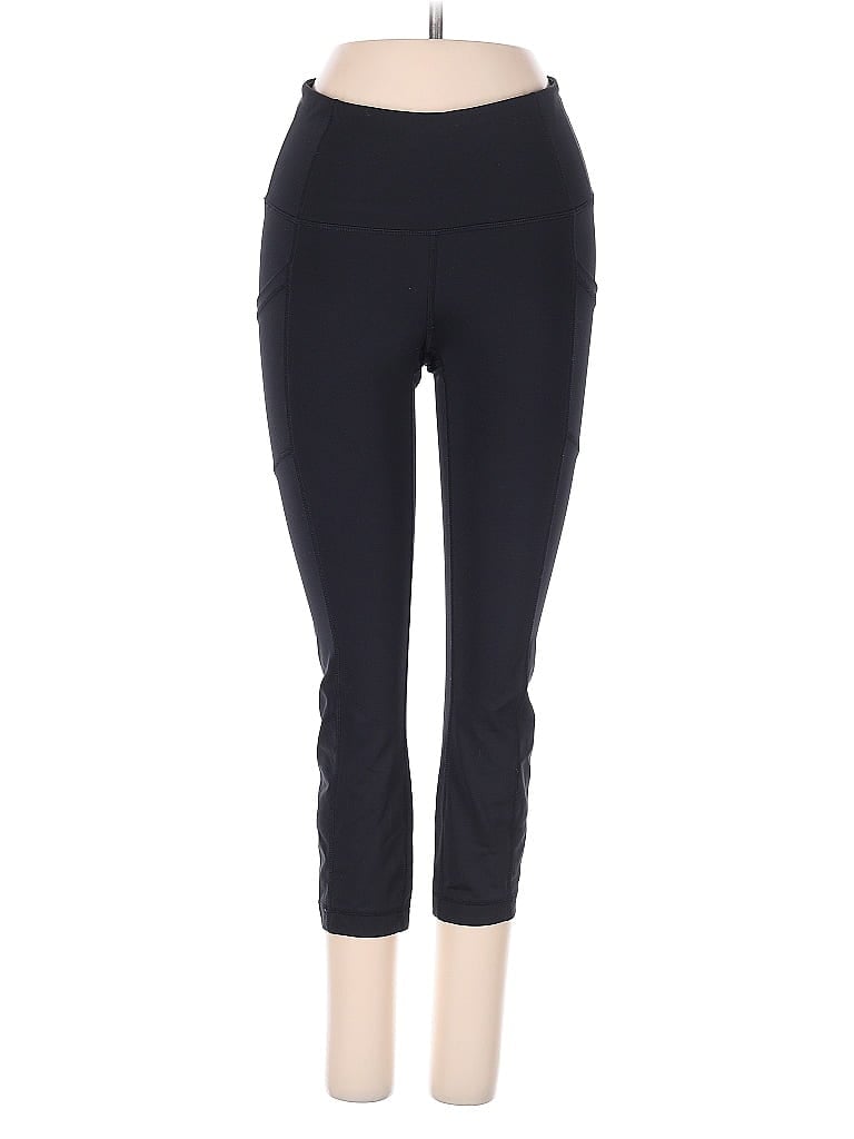 Pre-owned Yogalicious Active Pants In Black
