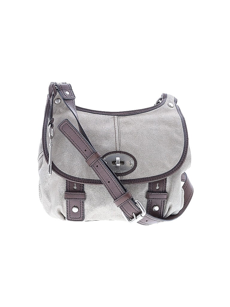 Fossil Gray Crossbody Bag One size - photo 1