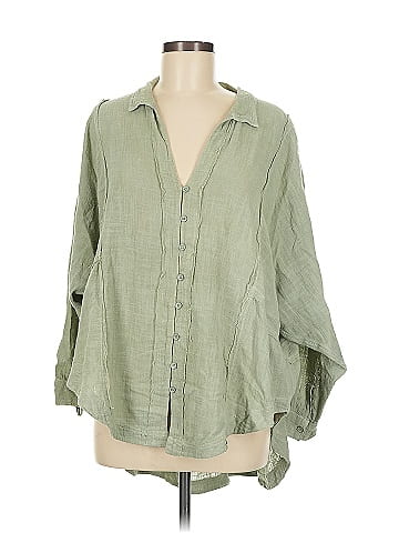 We the Free 3/4 Sleeve Button-Down Shirt (view 1)