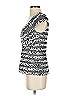 Tadashi Shoji Silver Black Short Sleeve Top Size XS - photo 5