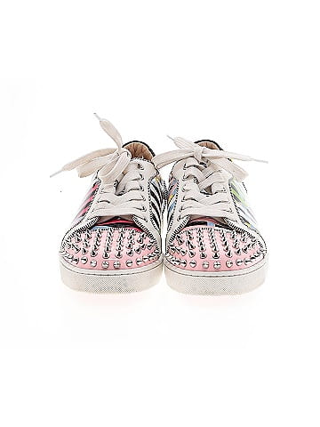 Christian Louboutin Patent Leather Studded Sneakers (view 2)