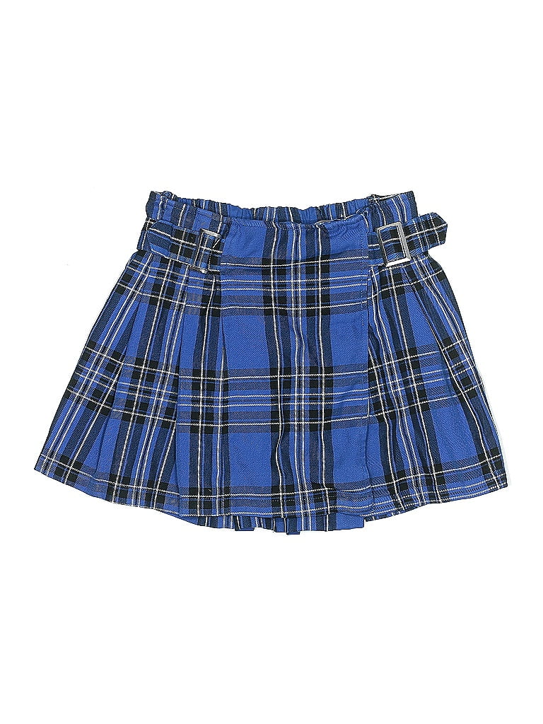 Justice Plaid Blue Skirt Size 12 (big kids) - photo 1
