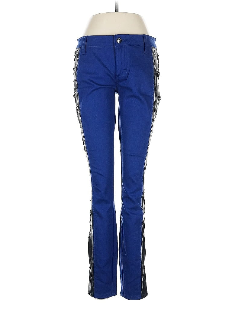 Pre-owned Bebe Casual Pants In Blue