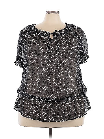 Liz Claiborne Short Sleeve Blouse (view 1)