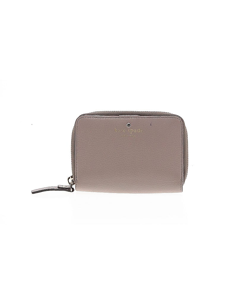 Kate Spade New York 100% Leather Gray Tan Wallet One size - photo 1
