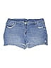 Venezia Stars Blue Denim Shorts Size 24 - photo 1
