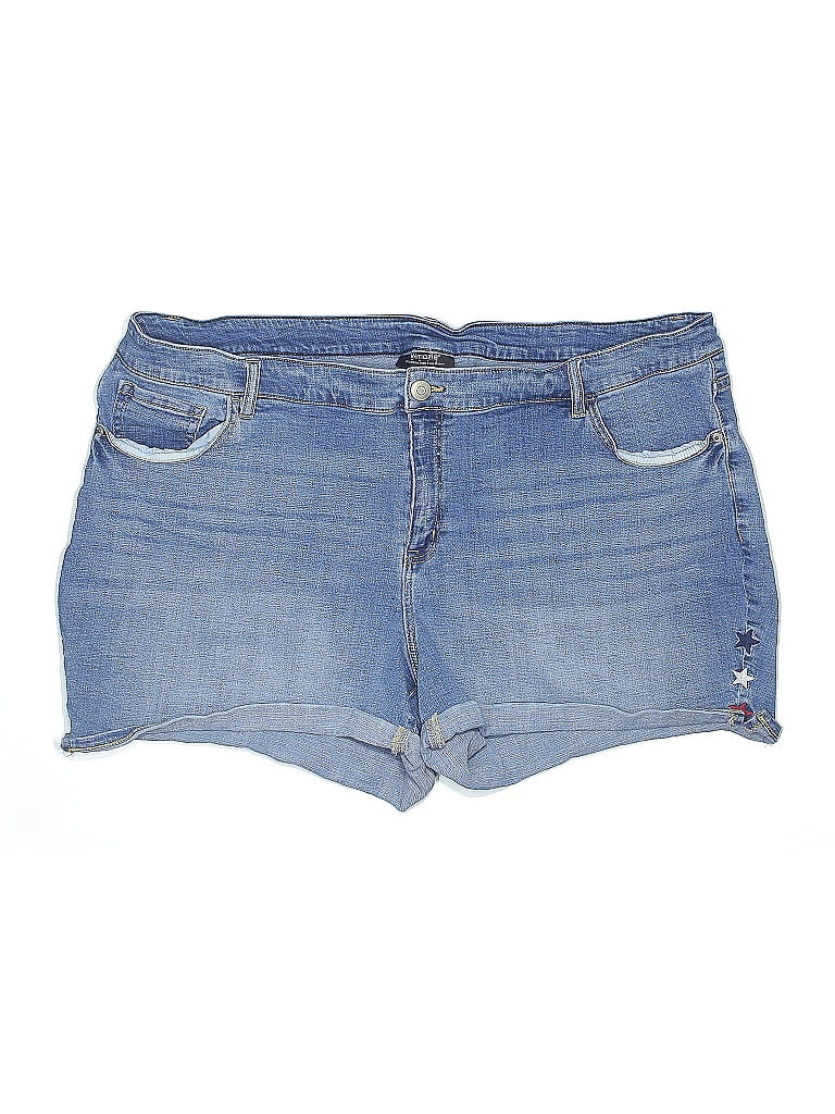 Venezia Stars Blue Denim Shorts Size 24 - photo 1