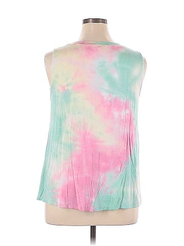 Green Envelope Sleeveless T-Shirt (view 2)