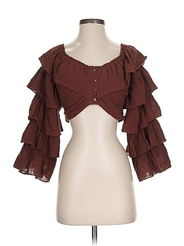 Free People 3/4 Sleeve Blouse (view 1)