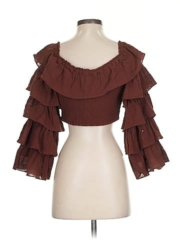 Free People 3/4 Sleeve Blouse (view 2)