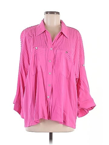 VICI 3/4 Sleeve Button-Down Shirt (view 1)