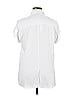 Rose + Olive 100% Rayon White Short Sleeve Blouse Size XL - photo 2