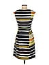 En Focus Studio 100% Polyester Stripes Gray Casual Dress Size 6 - photo 2
