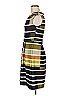 En Focus Studio 100% Polyester Stripes Gray Casual Dress Size 6 - photo 5