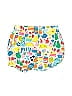 Baby Boden 100% Cotton Print White Board Shorts Size 3-6 mo - photo 1