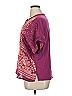DR2 100% Polyester Purple Short Sleeve Blouse Size XL - photo 5