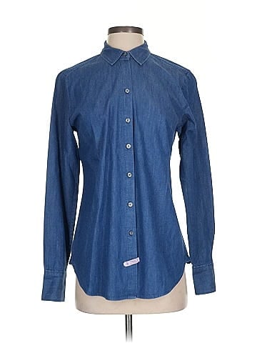 Ann Taylor Long Sleeve Button-Down Shirt (view 1)