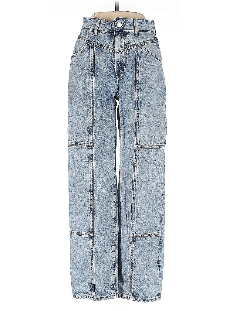 Adriano Goldschmied 100% Cotton Blue Jeans Size 24 waist - photo 1