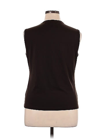 New York & Company Sleeveless T-Shirt (view 2)