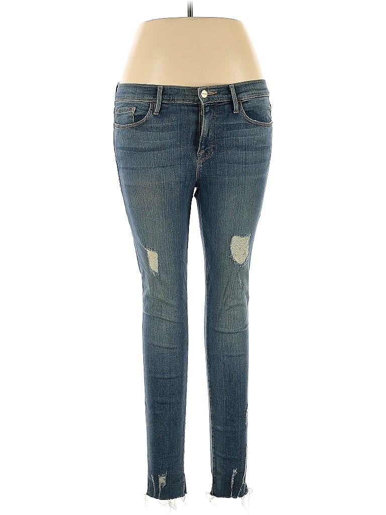 FRAME Denim Hearts Blue Jeans Size 30 waist - photo 1