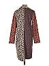 LOGO by Lori Goldstein Animal Print Brown Cardigan Size XXS - photo 2