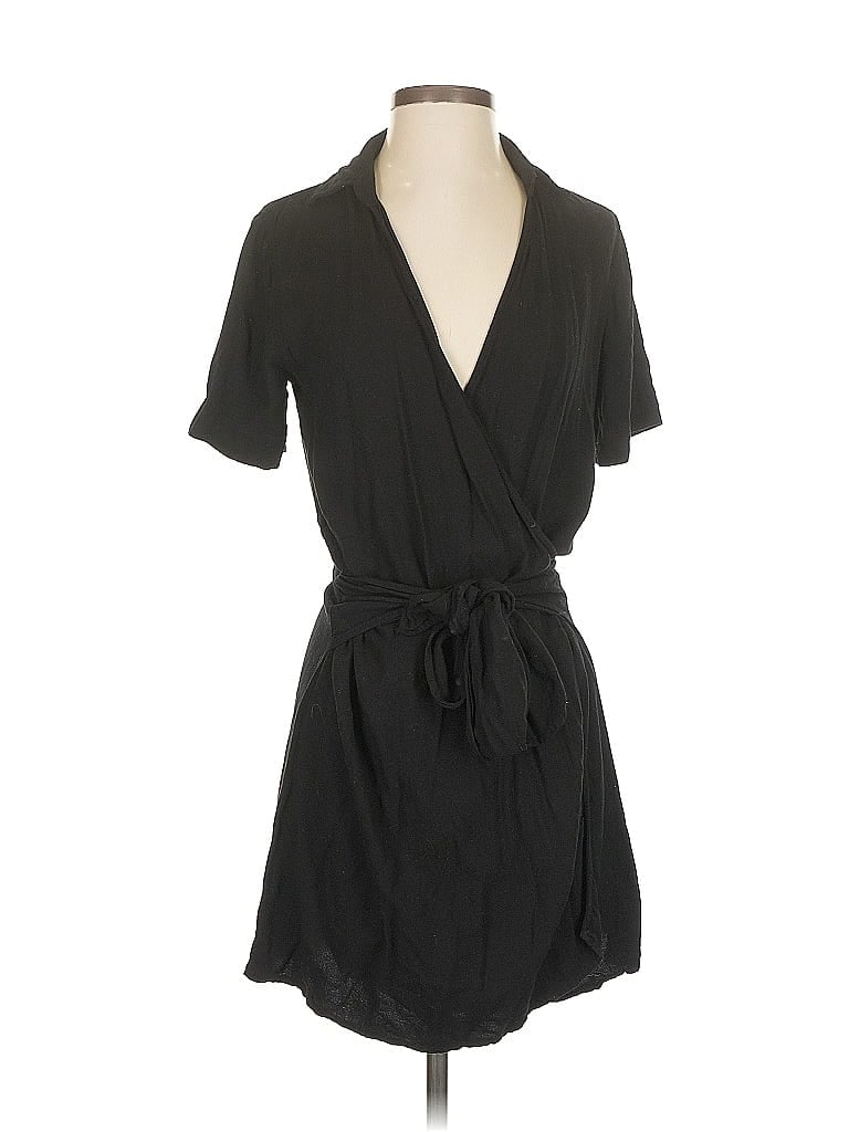 Monrow 100% Cotton Black Casual Dress Size S - photo 1