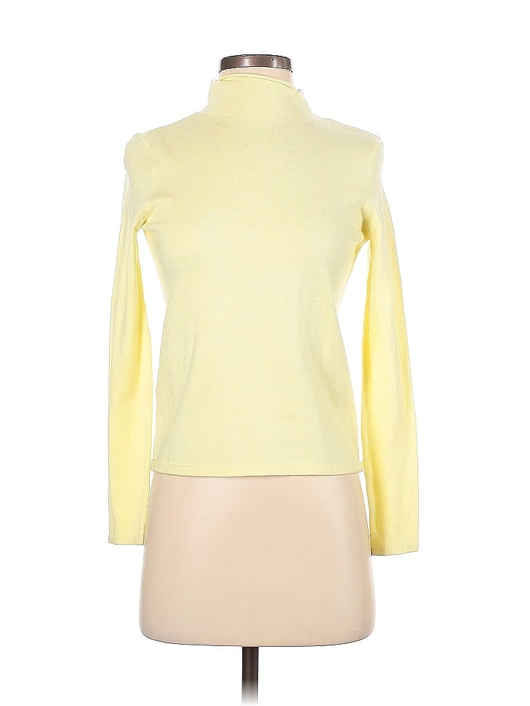 OAK + FORT Yellow Turtleneck Sweater Size S - photo 1