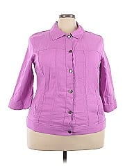 Woman Within 3/4 Sleeve Button Down Shirt