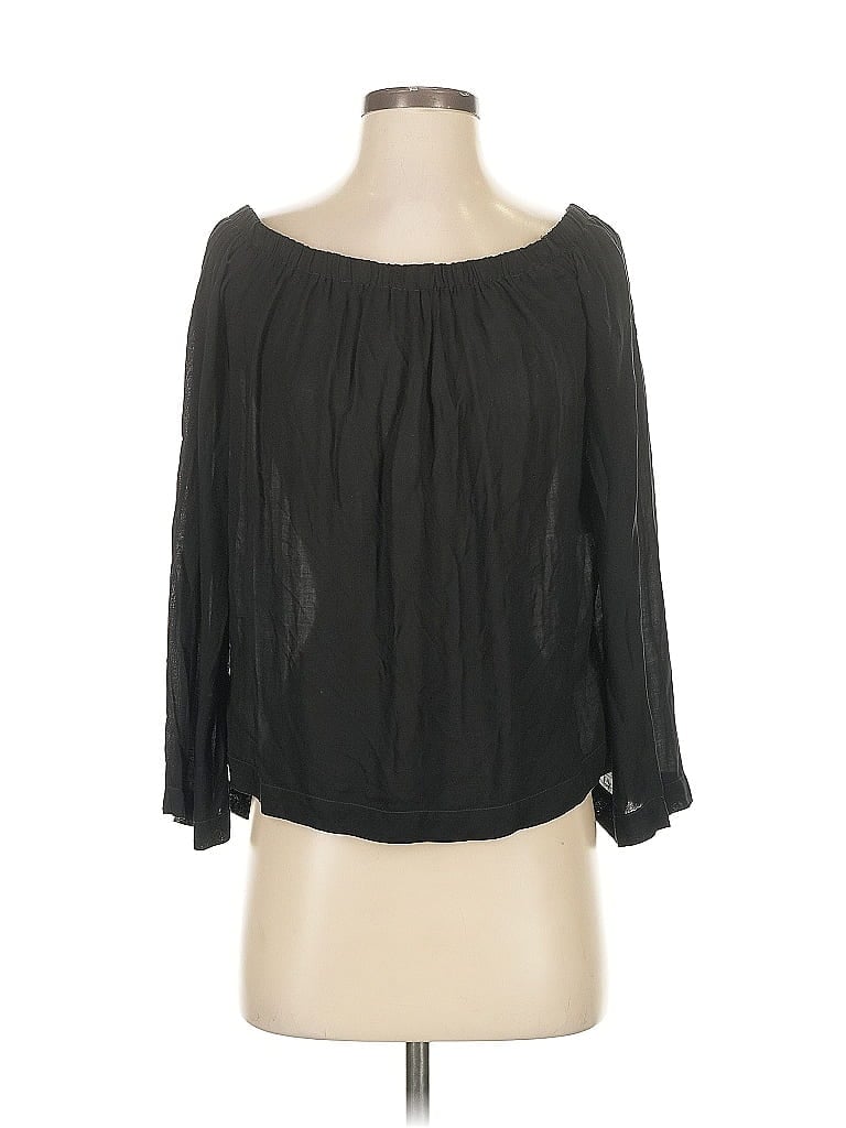 Bella Dahl 100% Rayon Black Long Sleeve Blouse Size S - photo 1
