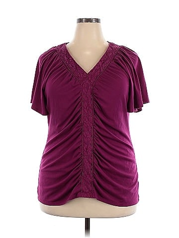 Style&Co Short Sleeve Blouse (view 1)