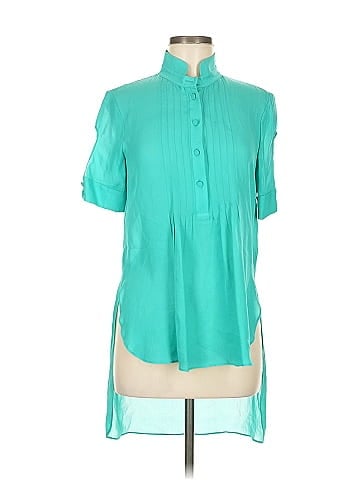 Rebecca Minkoff Short Sleeve Silk Top (view 1)