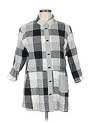 Habitat 3/4 Sleeve Button Down Shirt