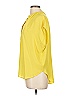 Violet & Claire 100% Polyester Yellow Short Sleeve Blouse Size L - photo 5