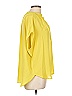 Violet & Claire 100% Polyester Yellow Short Sleeve Blouse Size L - photo 4