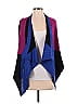 Alberto Makali Color Block Blue Cardigan Size S - photo 1