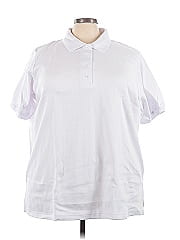 Woman Within Short Sleeve Blouse