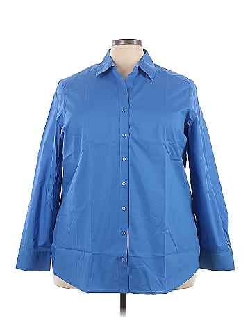 Foxcroft 3/4 Sleeve Button-Down Shirt (view 1)