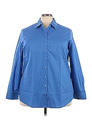 Foxcroft 3/4 Sleeve Button Down Shirt