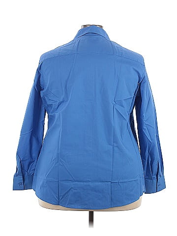 Foxcroft 3/4 Sleeve Button-Down Shirt (view 2)